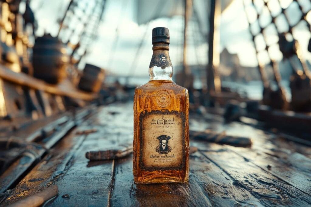Bottle of rum